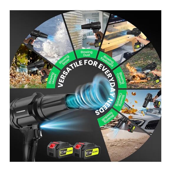 Yuquesen 21V Cordless Handheld
Leaf Blower. - Picture 8 of 9